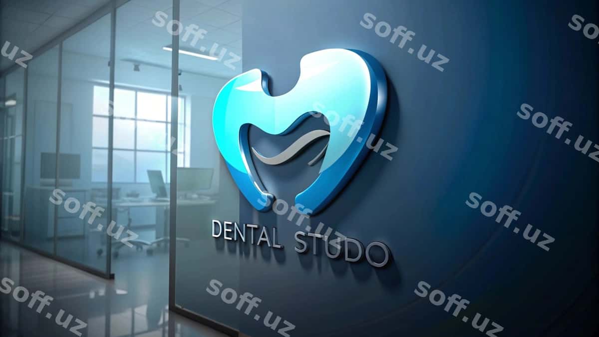 Logo dental dental devor xona | Logo dental dental is wall room 1