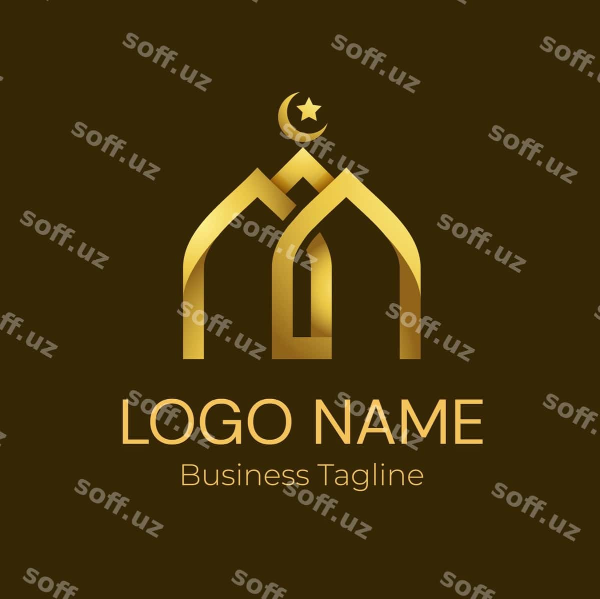 Logo islam dizayni kompaniyasi brendi | Logo islamic design company brand 1