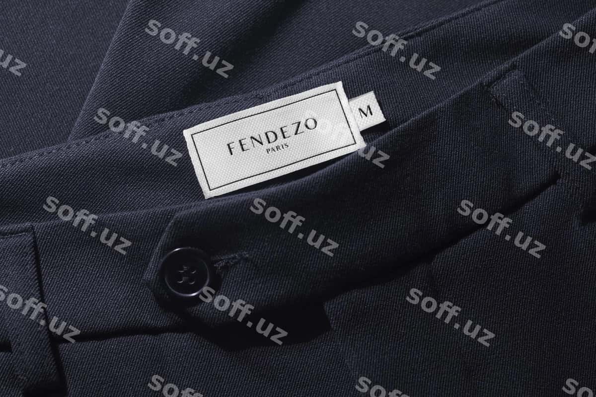 Logo namuna belgi kostyum shuft | Logo mockup label suit pants 1