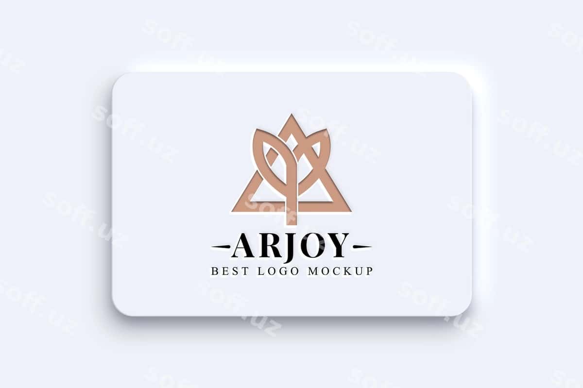 Logotip mockup oq board | Logo mockup white board 1