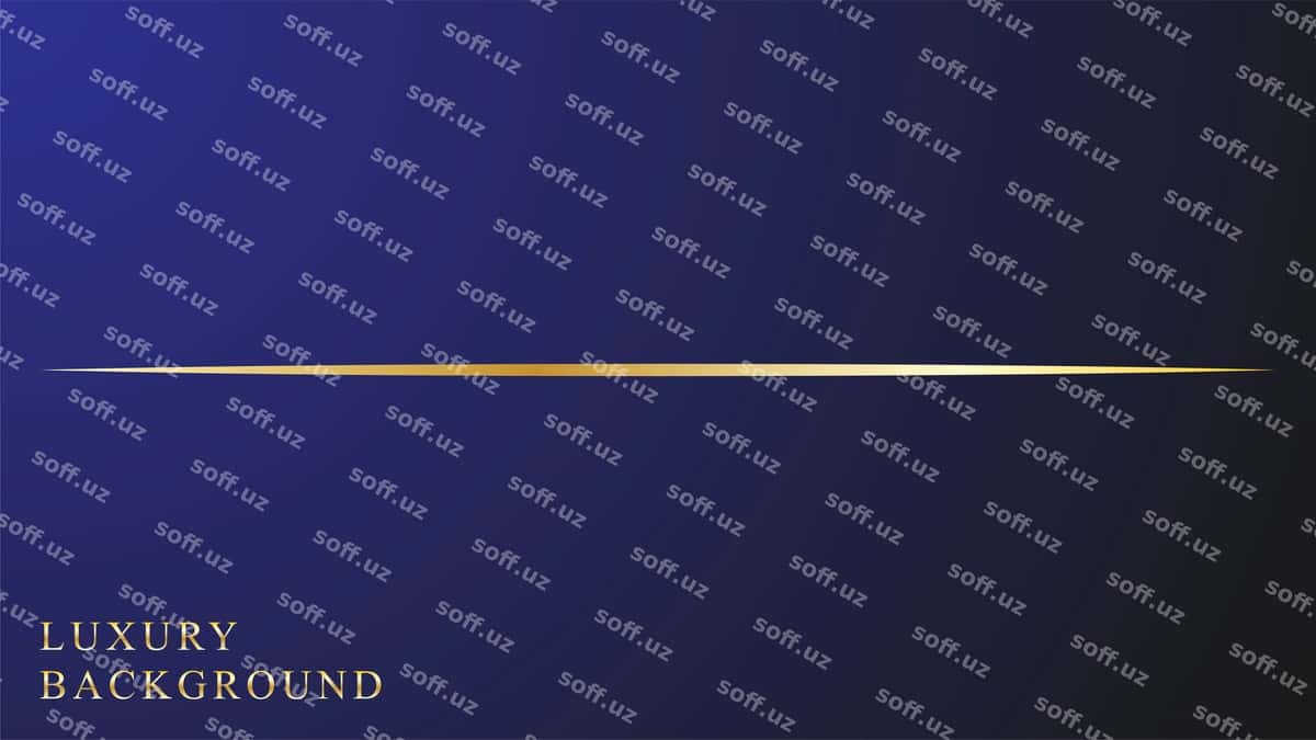 Hashamatli ko'k dizayn fon shabloni | Luxury blue design background template 1