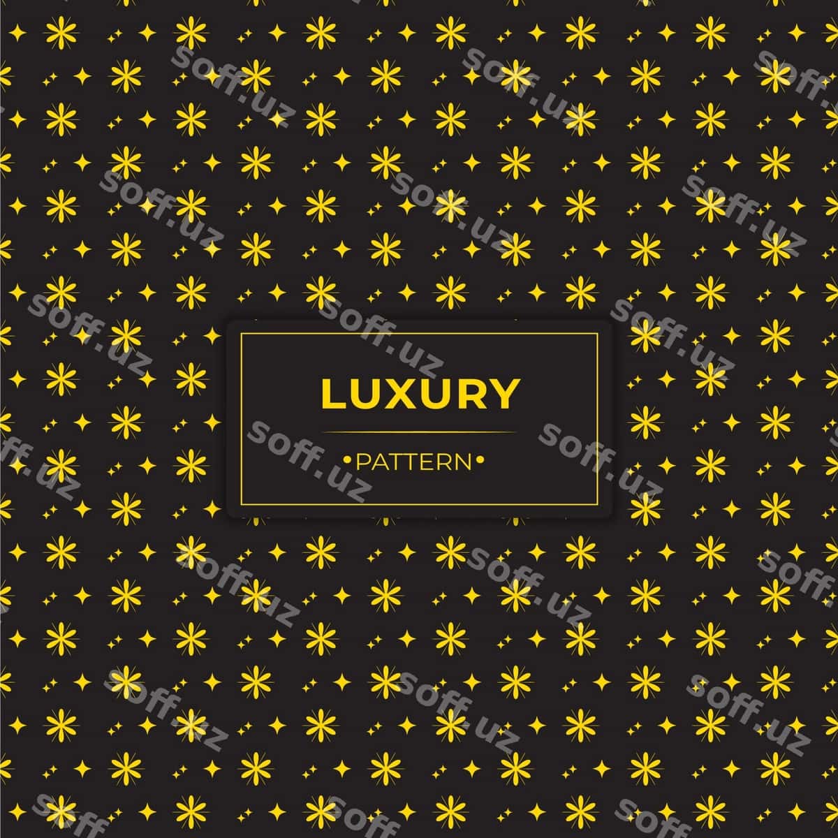 Boylik oltin uzilsiz naqsh dizayni | Luxury gold seamless pattern design 1