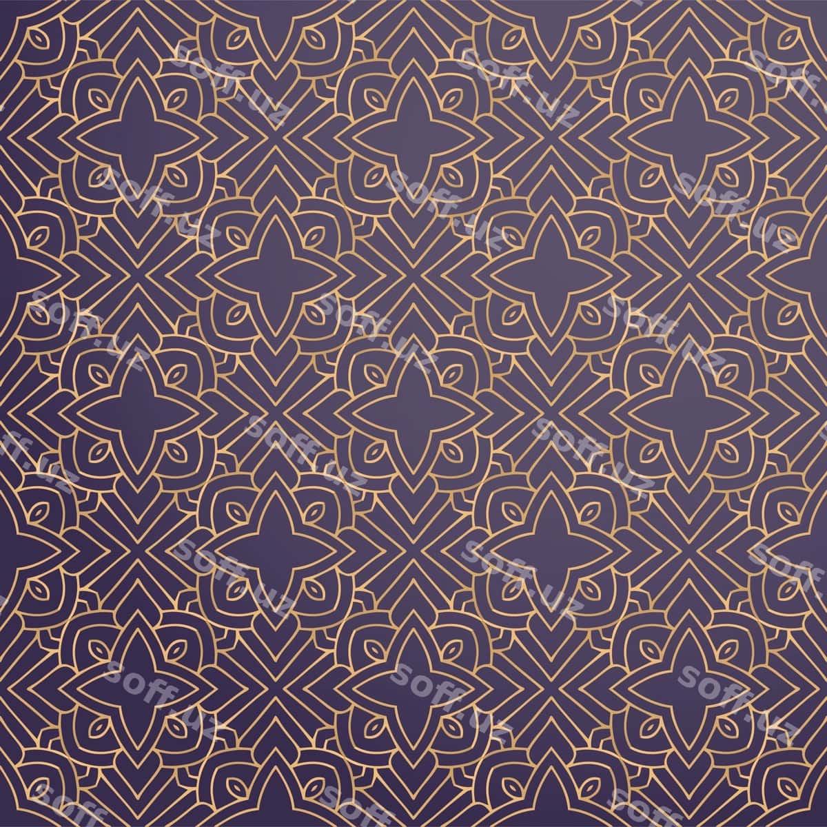 Hashamatli bezakli fon oltin rangda | Luxury ornamental background gold color 1