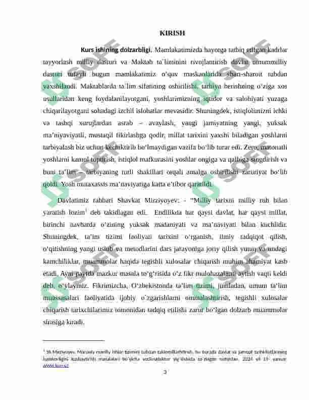 Qo'ng'irotlar sulolasi davrida Xiva xonligi madaniy hayoti mavzusini talim texnologiyalari asosida yoritish. 3