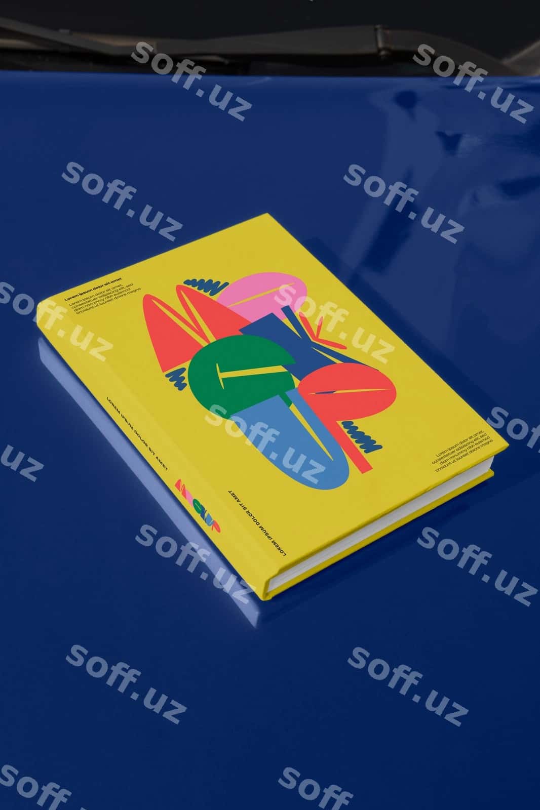 Magazin mashina namunasi | Magazine car mockup 1