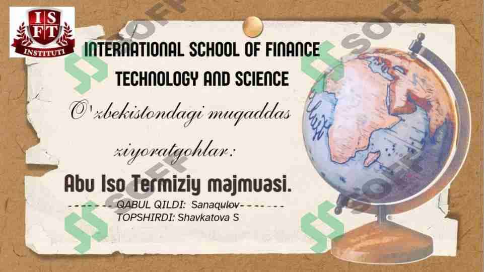 abu iso termiziy majmuasi