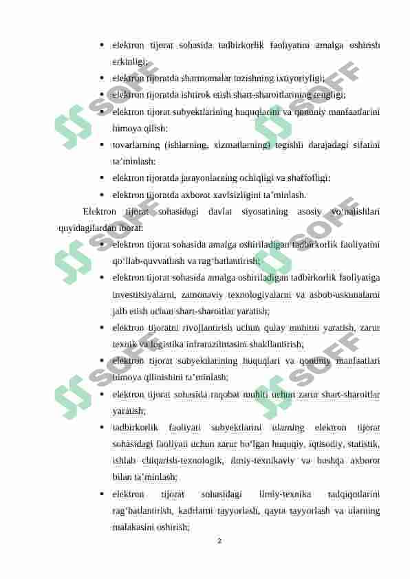 Elektron tijorat ma'lumotlar bazasini loyihalash 3