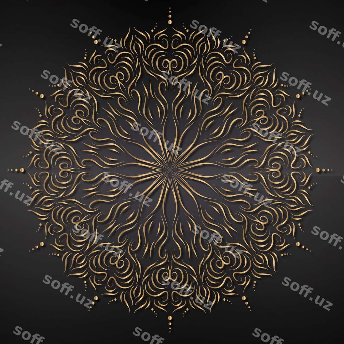 Mandala bezatma fon | Mandala background ornament background 1