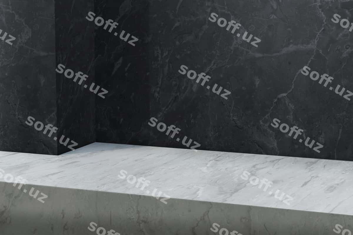 Marmar mahsulot orqa fon mockup PSD | Marble product backdrop mockup psd 1