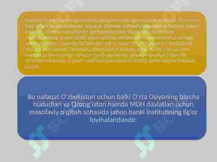 Respublikada masofaviy ta’limning rivojlanishi va bu sohada olib borilgan kompleks chora-tadbirlar 2
