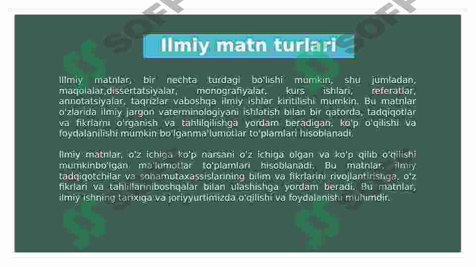 Matn turlari 2