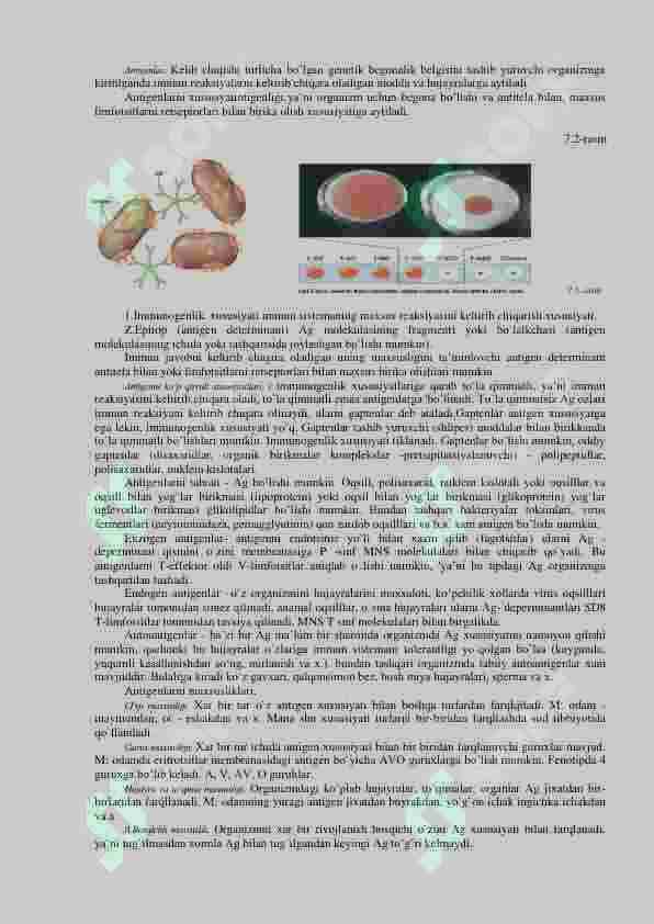 Immunitet turlari. Organizmning infeksiyaga qarshi ximoya mexanizmi 4