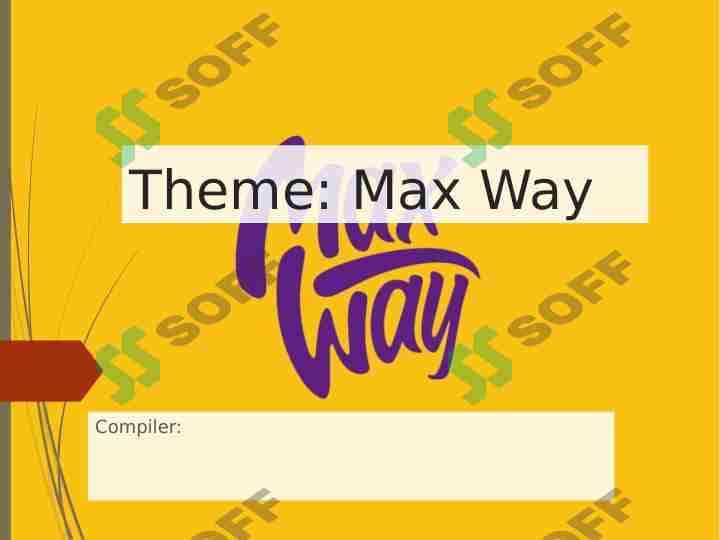 Max Way 1
