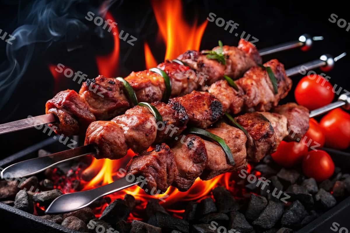Gosht pomidorlar bilan grill qilingan pomidorlar | Meat is grill with tomatoes tomatoes 1