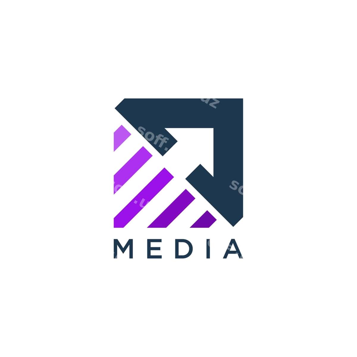Media logo dizayn shablonlari | Media logo design templates 1