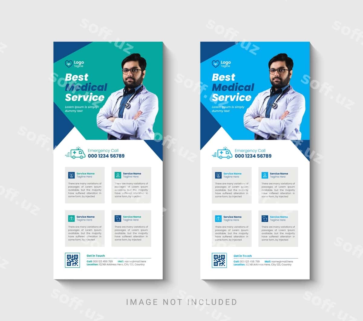 Tibbiy stoyka kartasi | Medical rack card 1