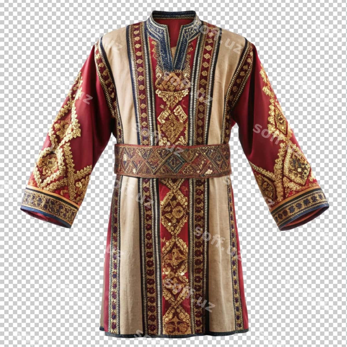 Men shaffof berlar orqa fonda | Men cloth transparent background 1