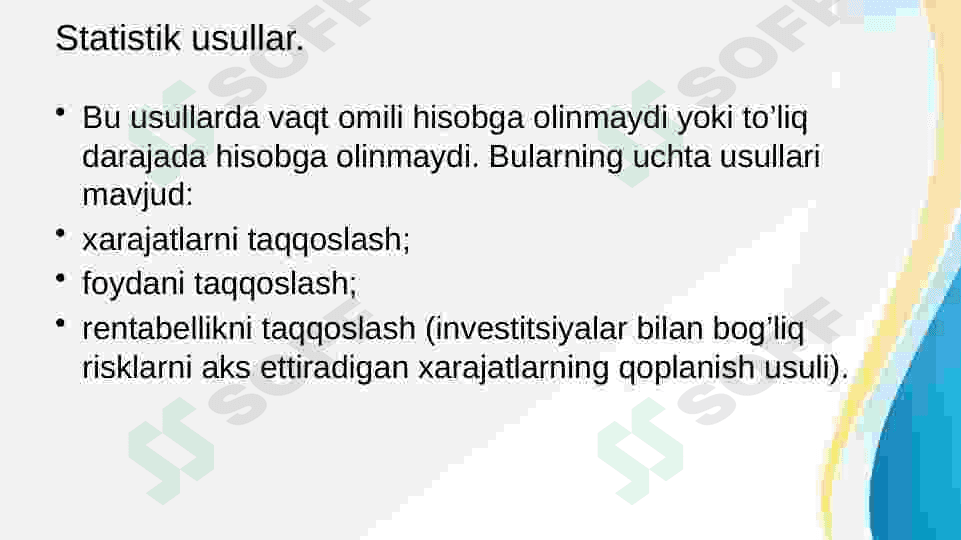 INVESTITSIYA VA INVESTITSION FAOLIYAT STATISTIKASI 7