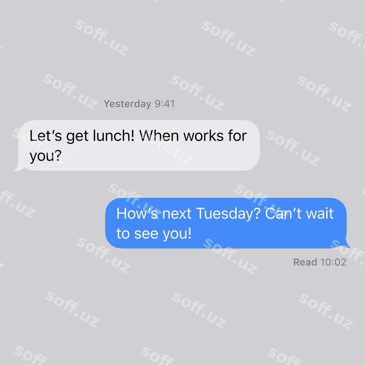 Messenger chat dizayni so'z qutilari bilan | Messenger chat layout with speech bubbles 1