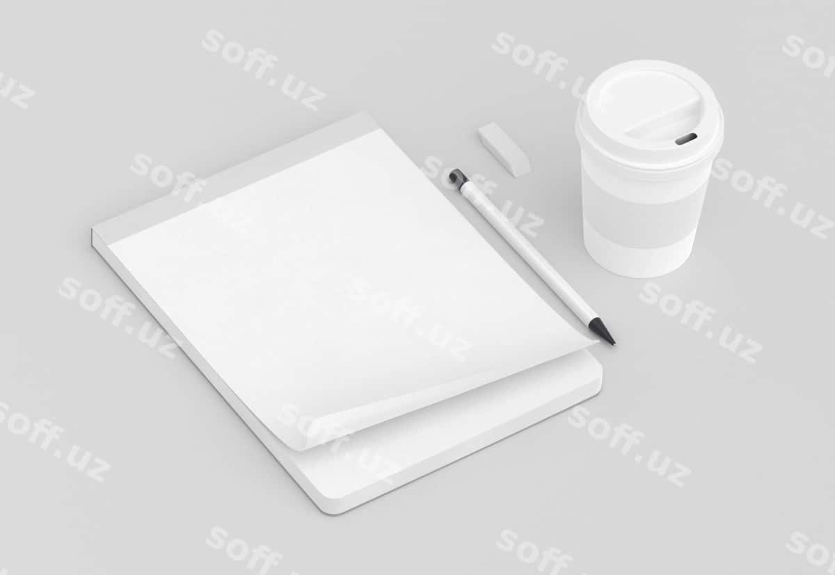 Minimal ofis buyumlari joylashtirilishi | Minimal stationery objects arrangement 1