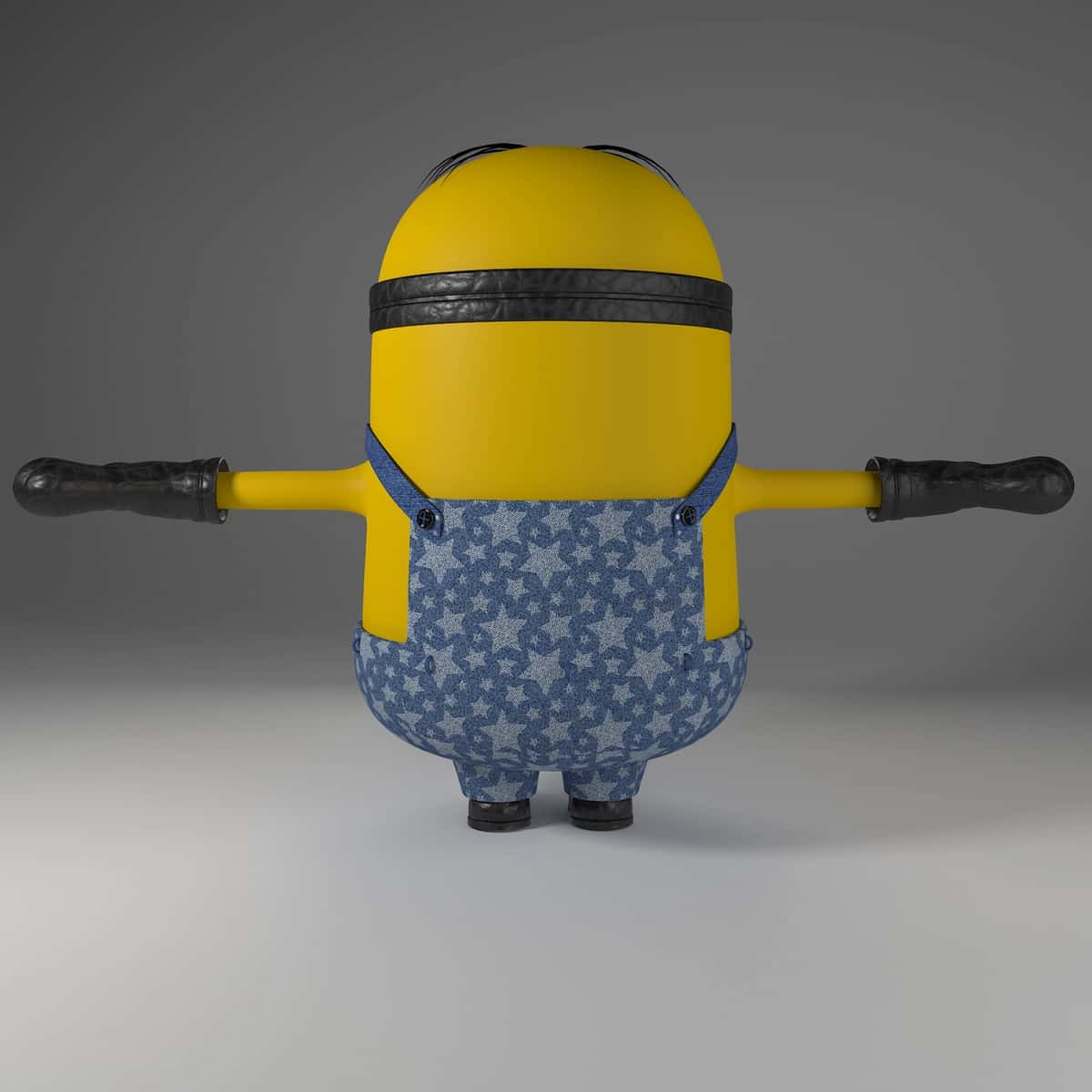 Minion stuart 3d model 2