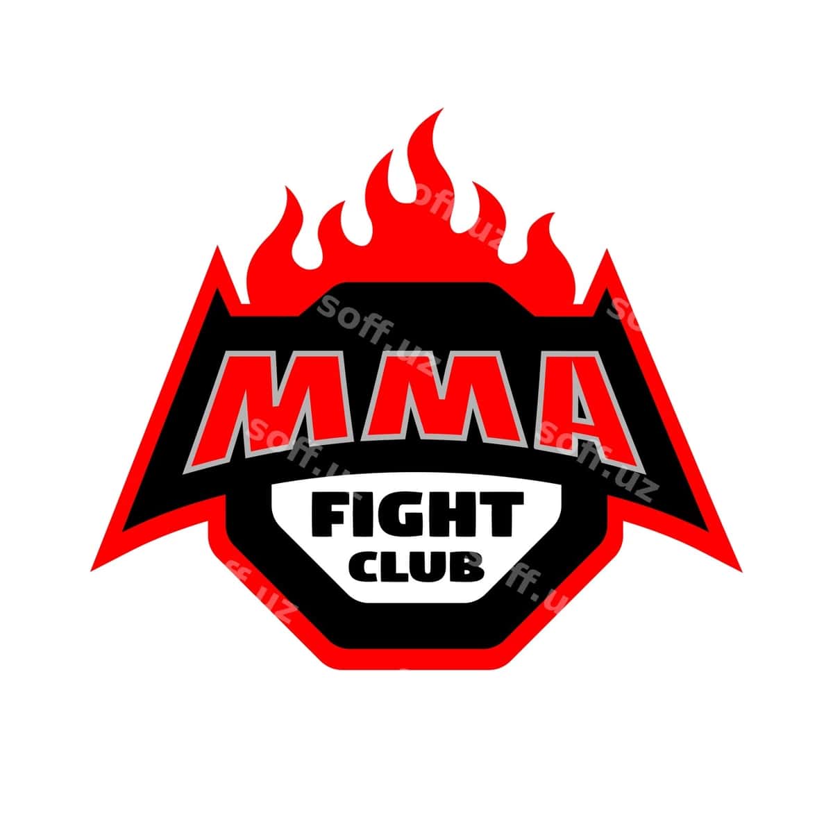 MMA urish klubi logotipi | Mma fight club logo 1