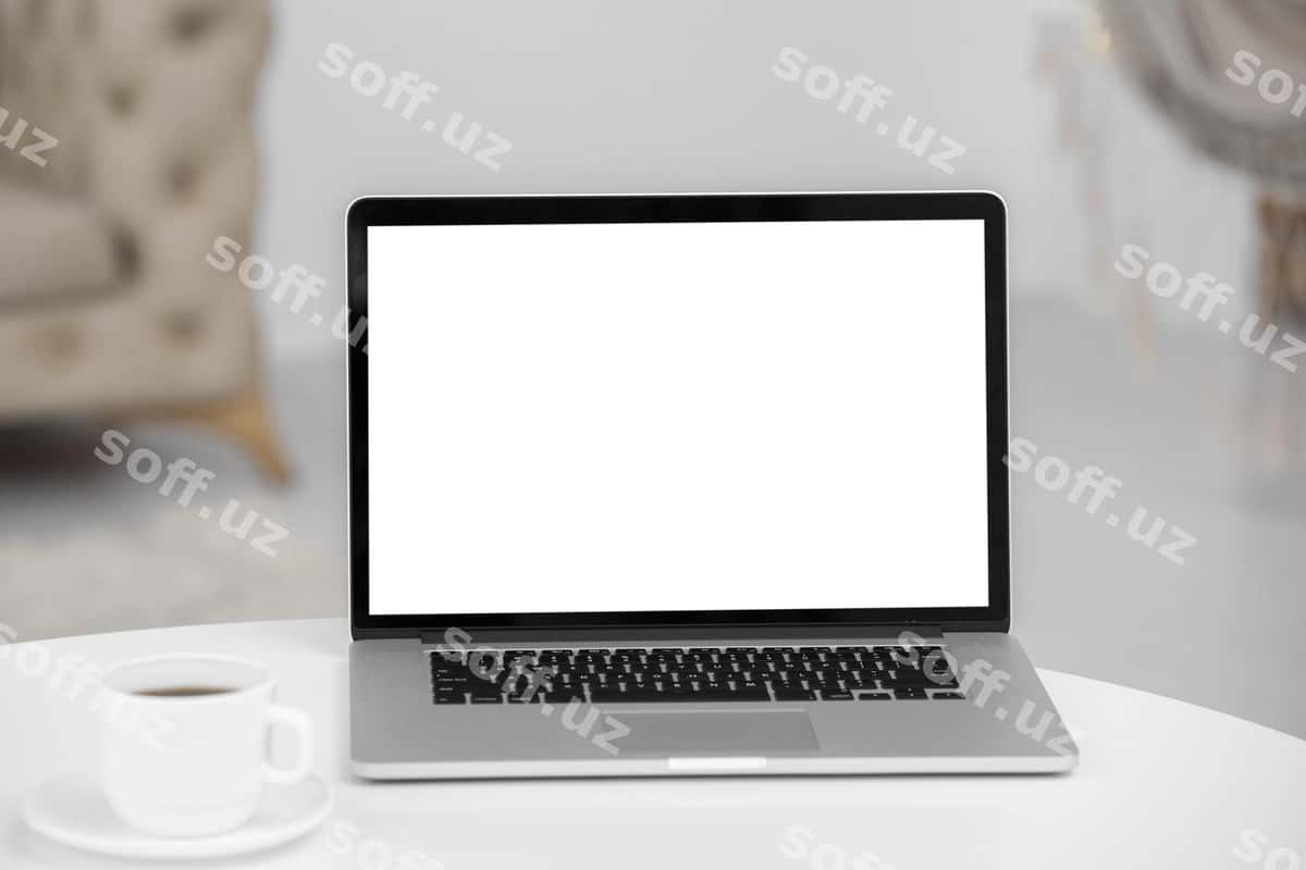 Laptop uchun yotoqxonani masxara qilish | Mock up laptop bedroom 1