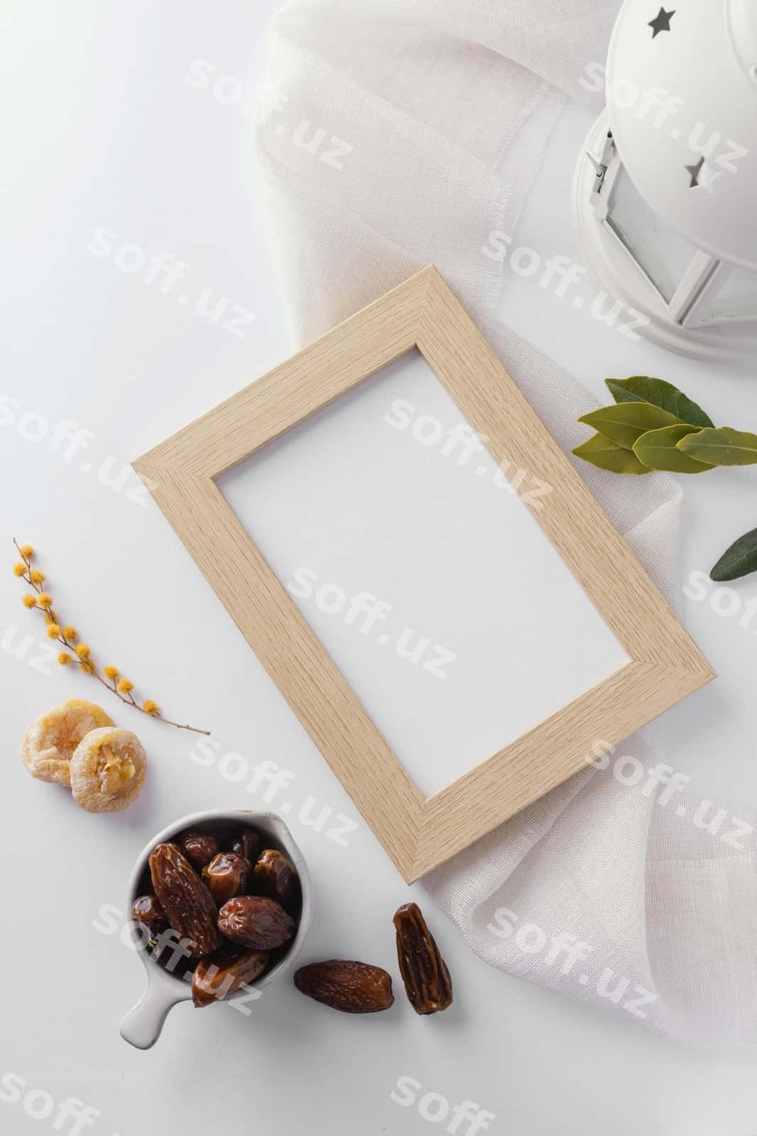 Ramazon ramkalarining joylashtirish namunasi | Mock up ramadan frame arrangement 1