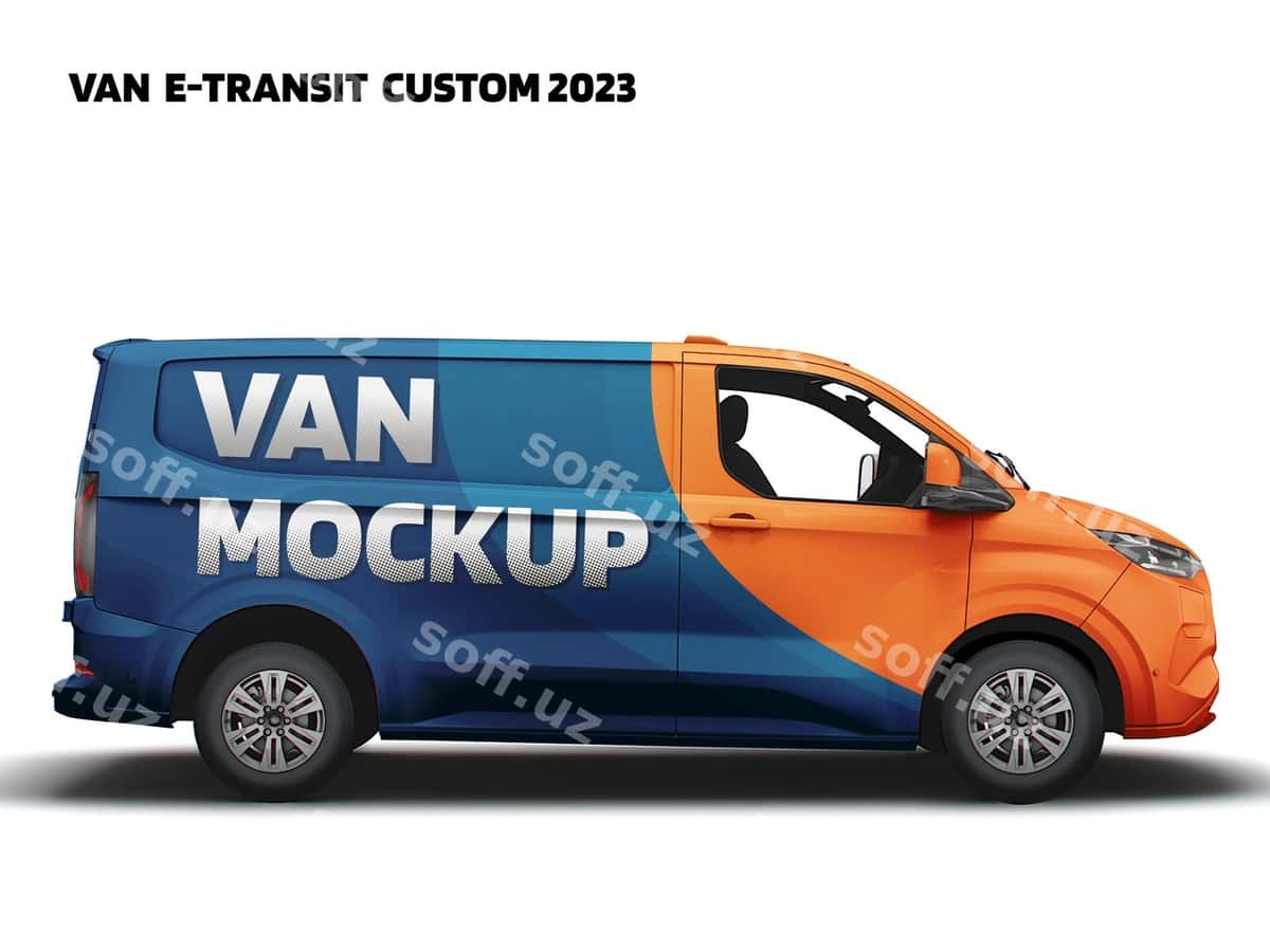 Namuna furgon etransit maxsus 2023 | Mock up van etransit custom 2023 1