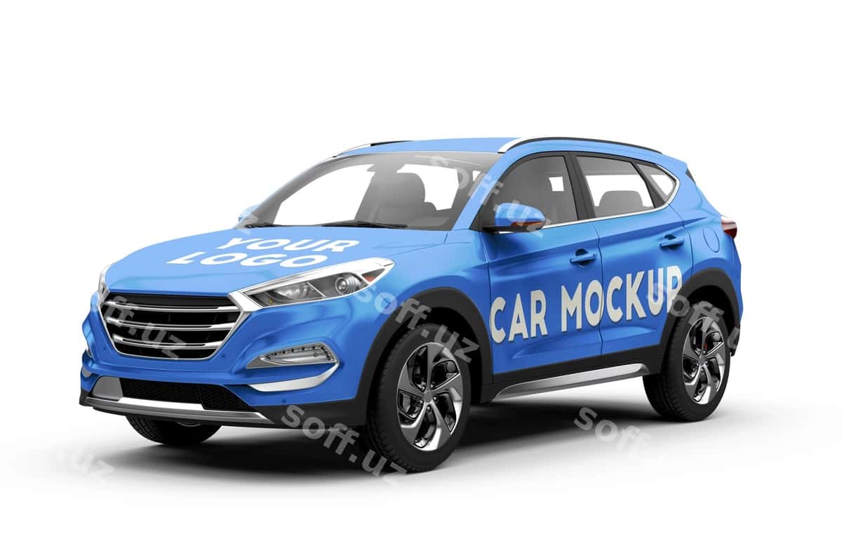 Model hasharot avtomobil | Mockup luxury car 1