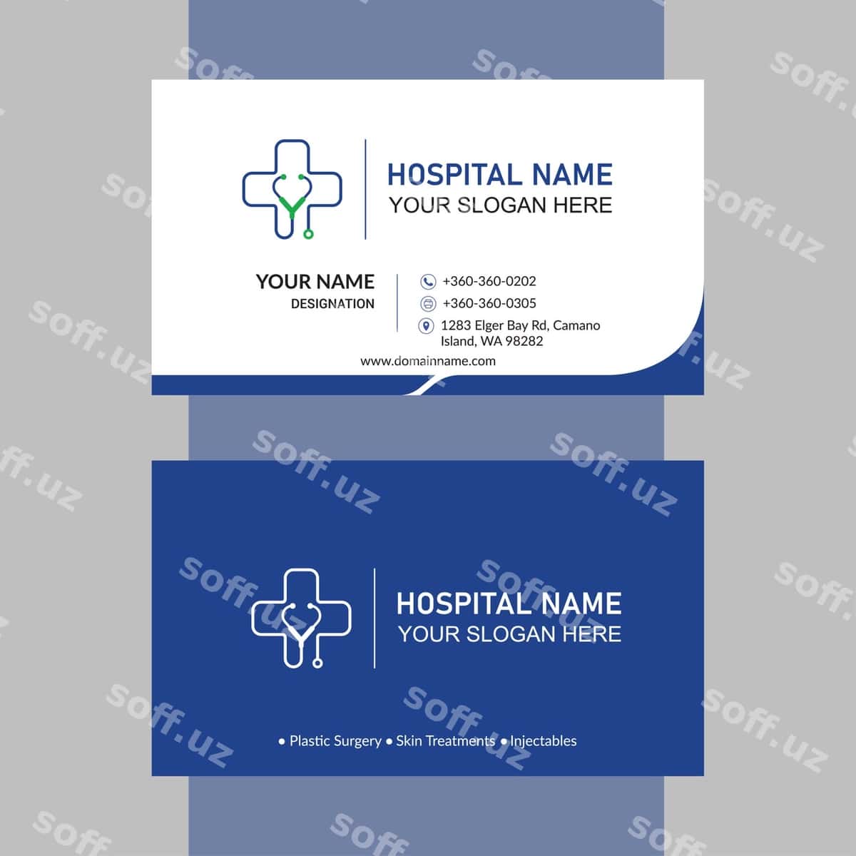 Zamonaviy biznes karta dizayni | Modern business card design 1