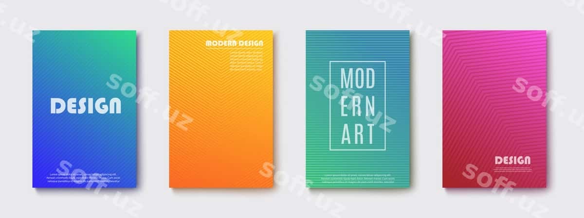 Zamonaviy dizayn mobil sotuv banerlar | Modern design mobile sale banners 1