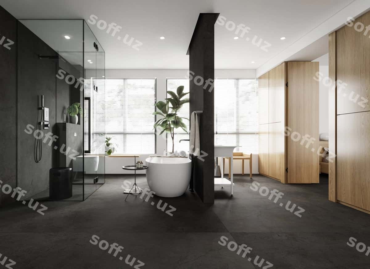 Zamonaviy minimalistik hammom dizayni | Modern minimalist bathroom design 1