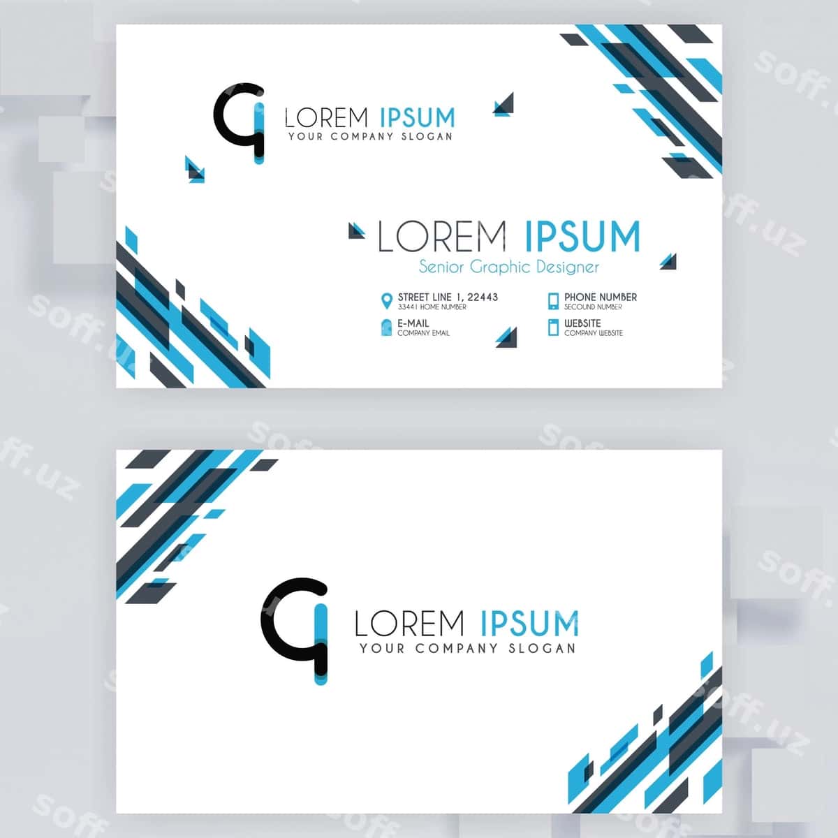 Zamonaviy noyob biznes karta dizayni | Modern unique business card design 1