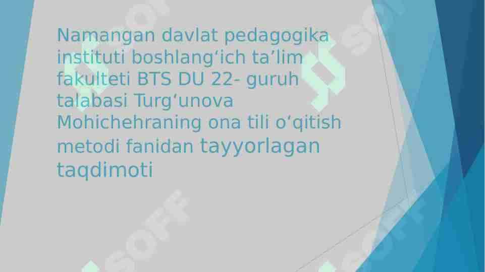 ONA TILI LUG’AT TARKIBINING MA’NO JIHATDAN TAVSIFLANISHI