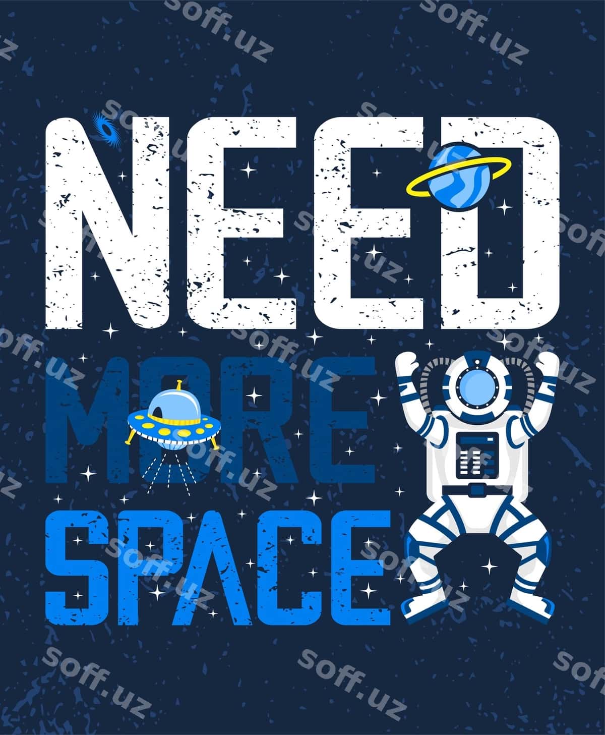 Ko'proq joy kerak tipografiya poster dizaynlari | Need more space typography poster designs 1