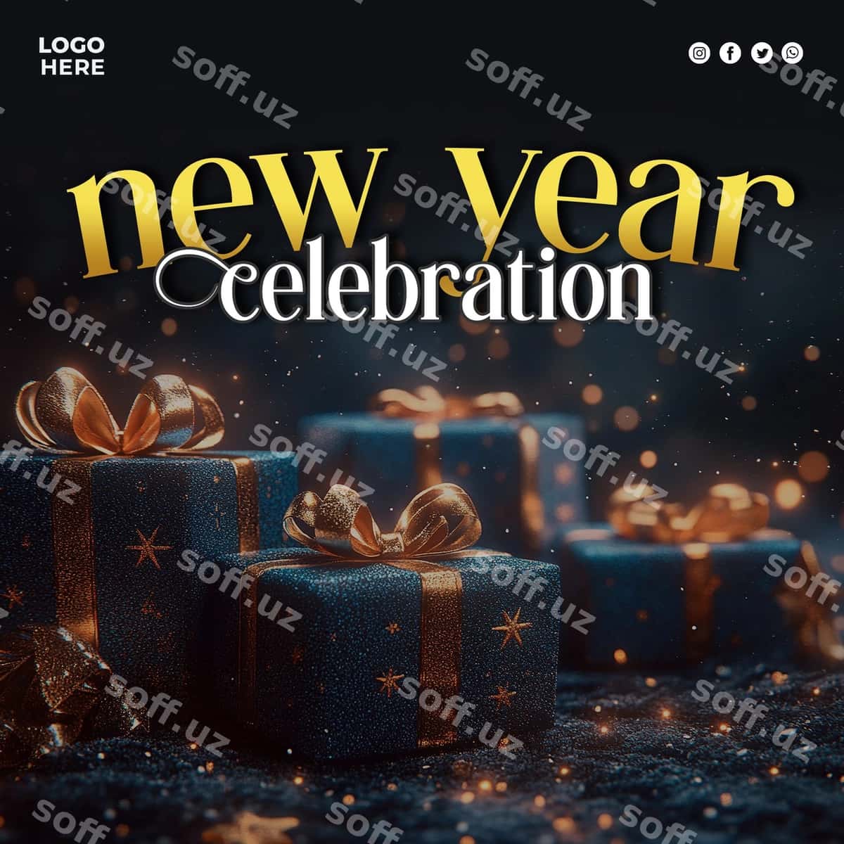 Yangi yil bayram to'yga post | New year celebration party post 1