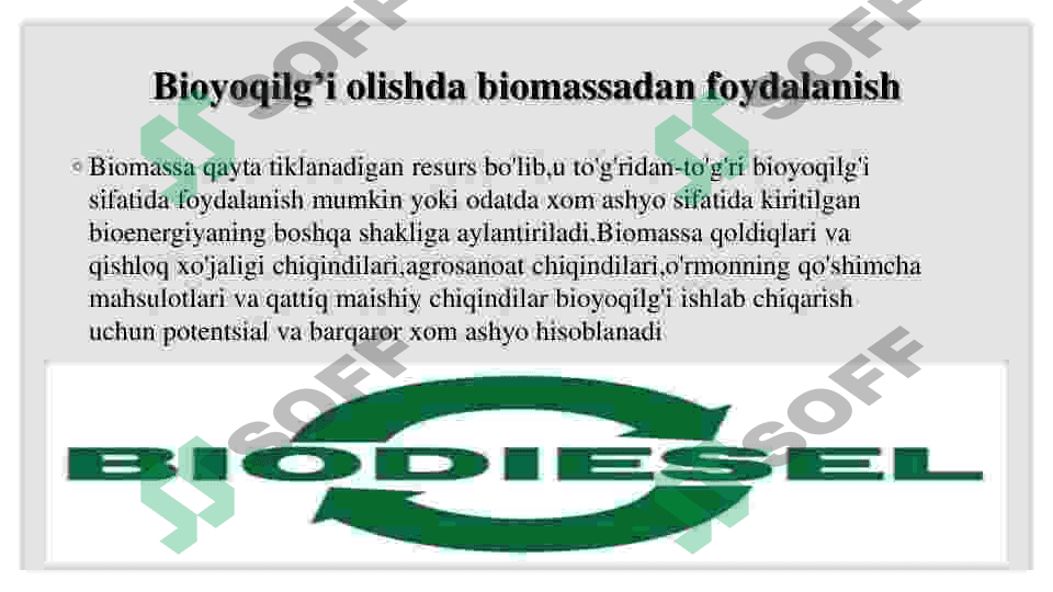 Noan’anaviy usulda Bioyoqilg’I olish texnologiyasi 4