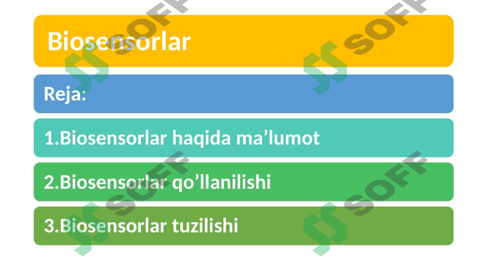 Biosensorlar 1