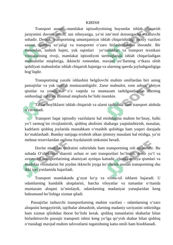 MARSHRUTLASHTIRISHNI TRANSPORT MASALASIGA KELTIRIB YECHISH 1