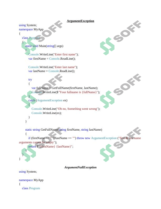 C#istisnolar 1