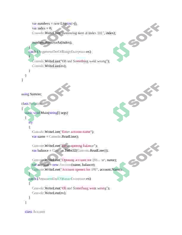 C#istisnolar 3