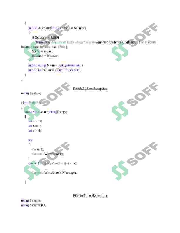 C#istisnolar 4