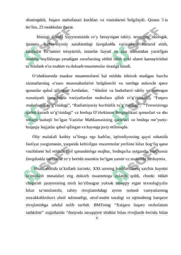 texnogen tusdagi favqulodda vaziyatlar 6