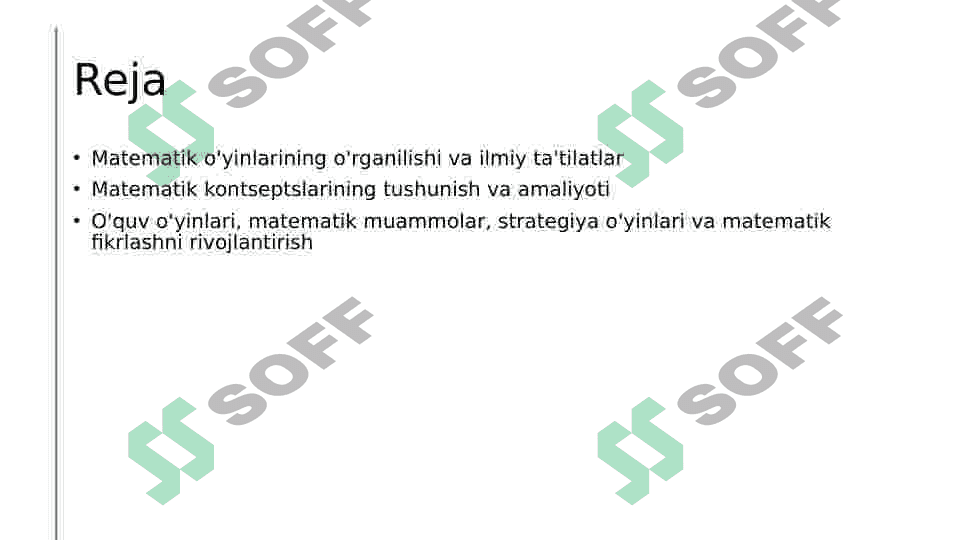 Matematik o'yinlar 2