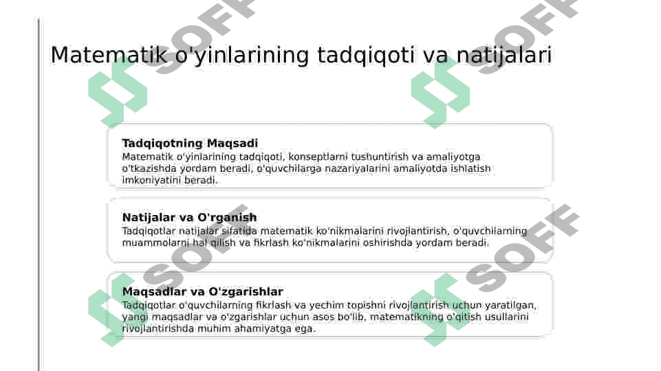 Matematik o'yinlar 5