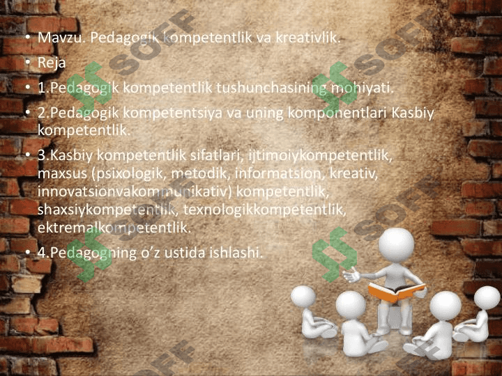 Pedagogik kompetentlik va kreativlik. 1