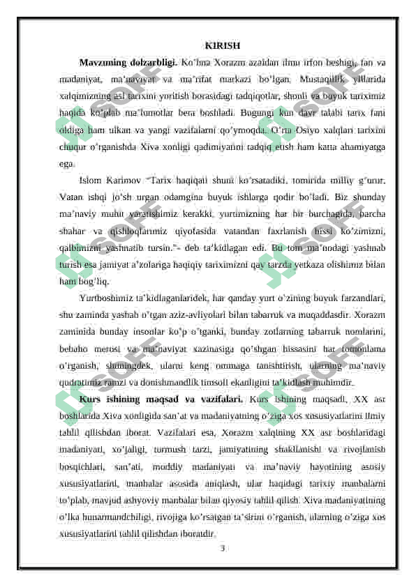 Xiva xonligini davrida siyosiy, iqtisodiy va madaniy hayot. 3