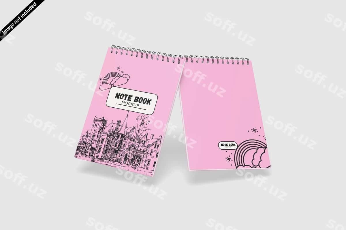 Eslatma kitobi namunasi | Note book mockup 1