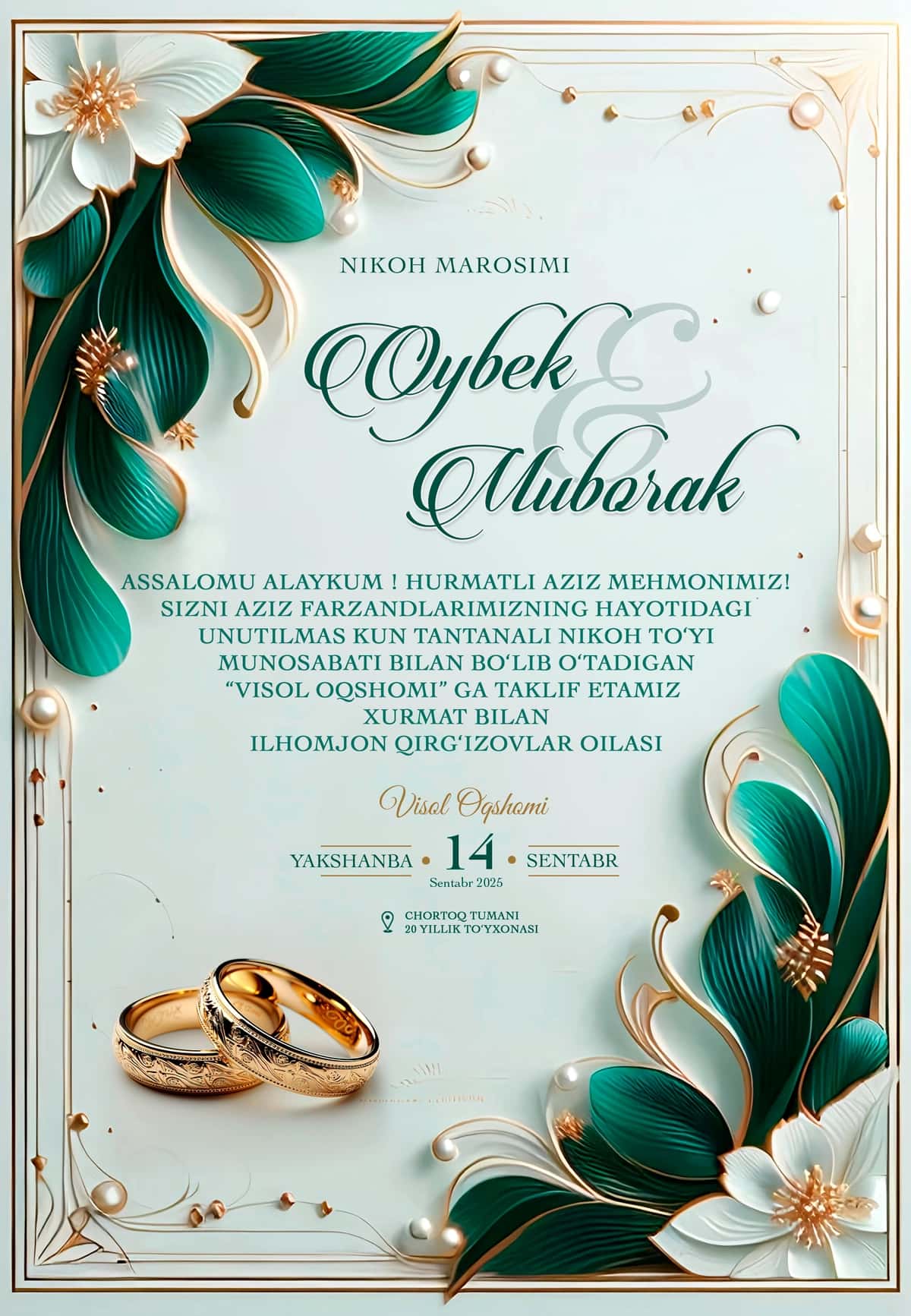 to'y uchun taklifnomalar 1